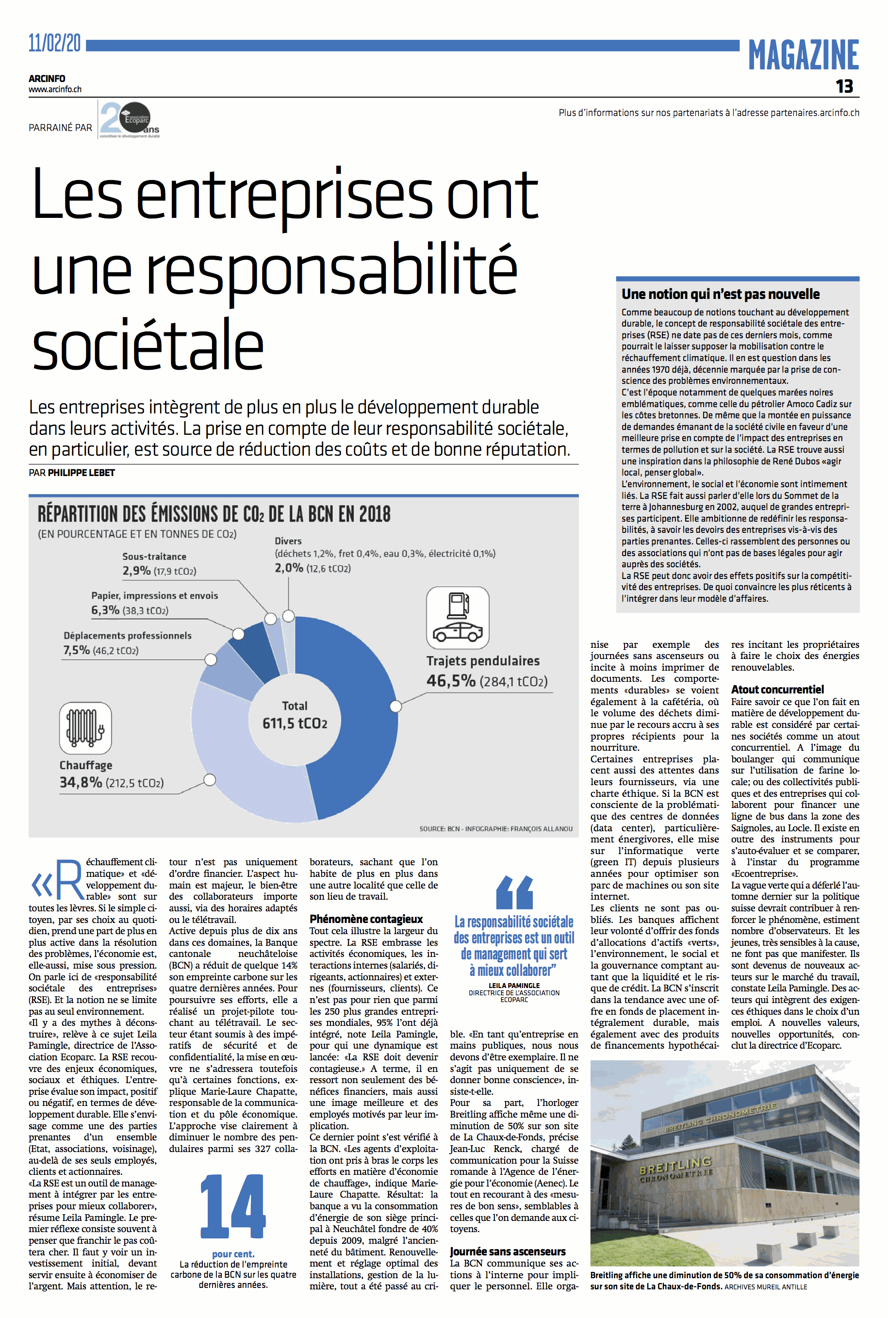 Odoo- Echantillon n° 3 pour trois colonnes